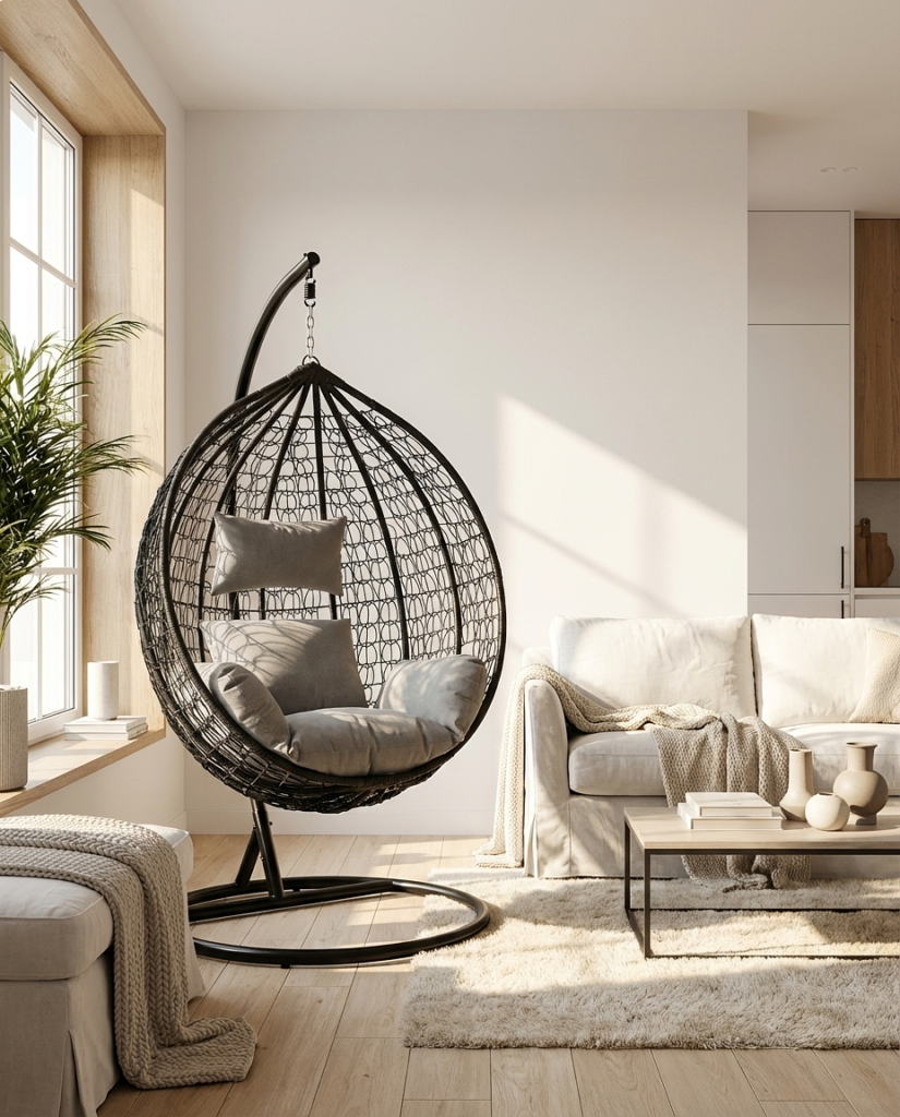 Fotele ogrodowe kokon