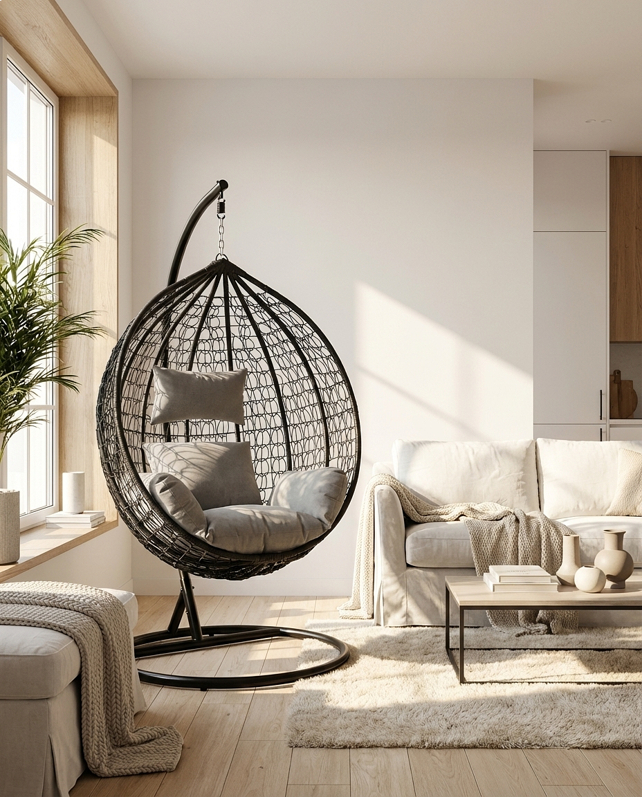 Fotele ogrodowe kokon