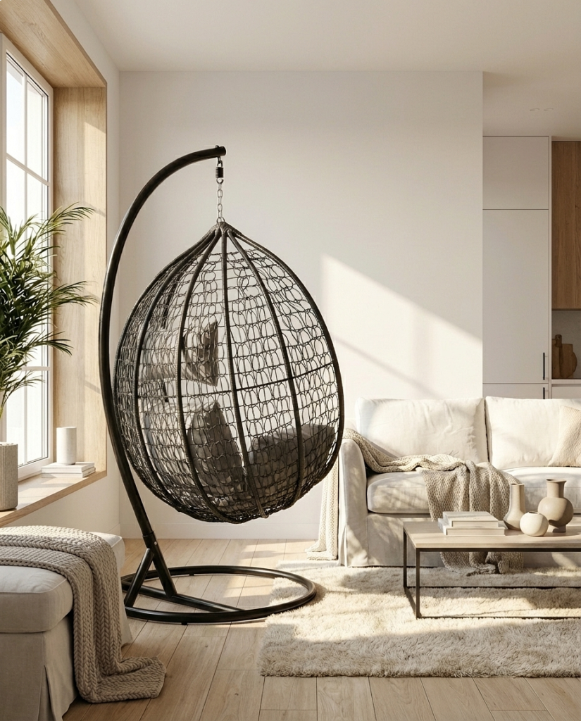 Fotele ogrodowe kokon