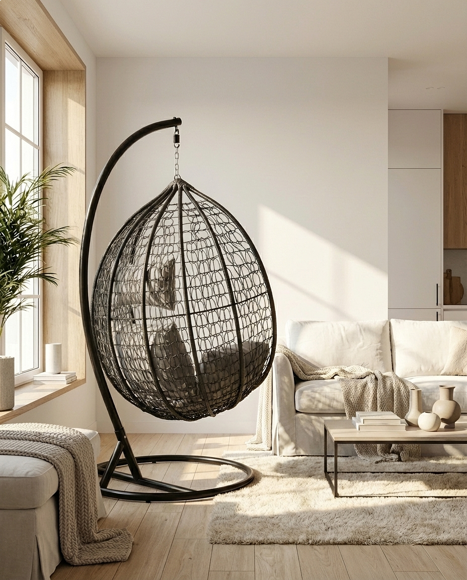 Fotele ogrodowe kokon