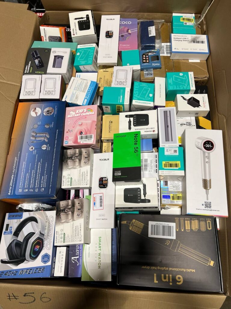 Mix elektroniki z Europy EU – paleta A–B, wysokość 1M