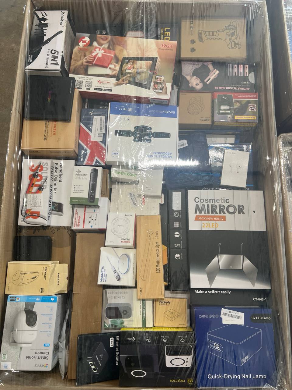 Paleta elektroniki z Anglii (UK) – mix A–B