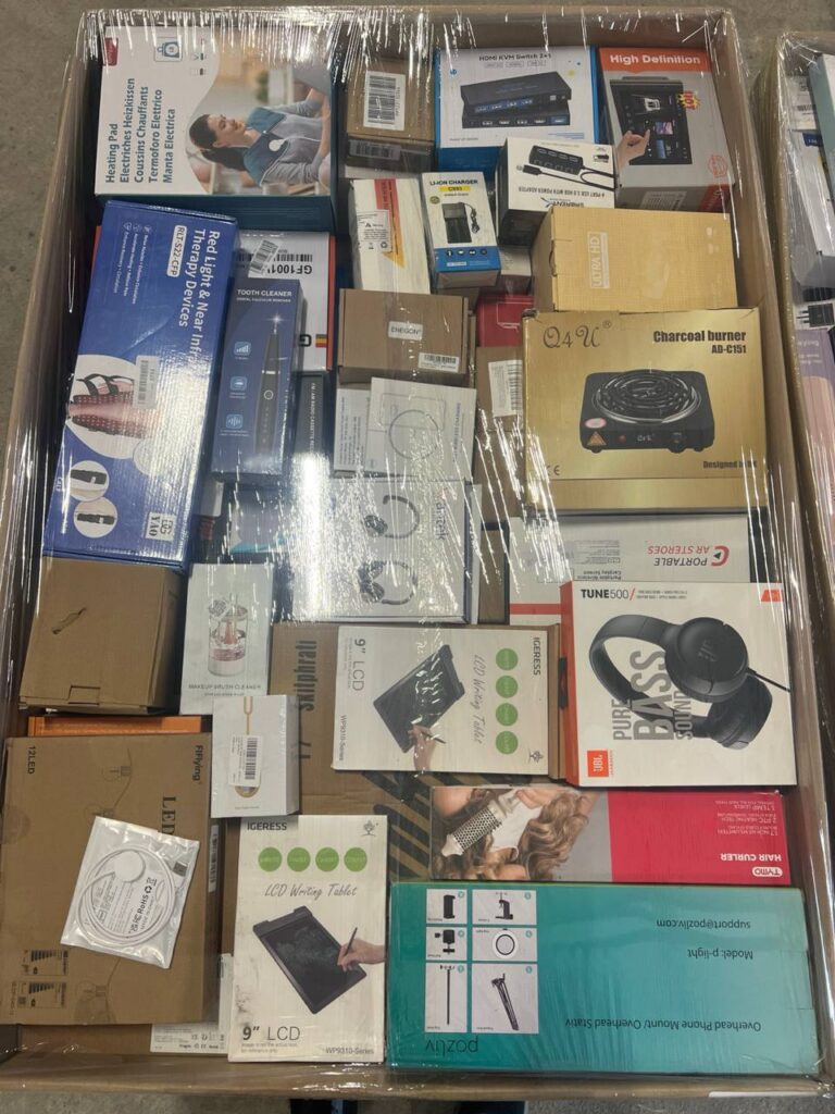 Paleta elektroniki z Anglii (UK) – mix A–B, 89 kg