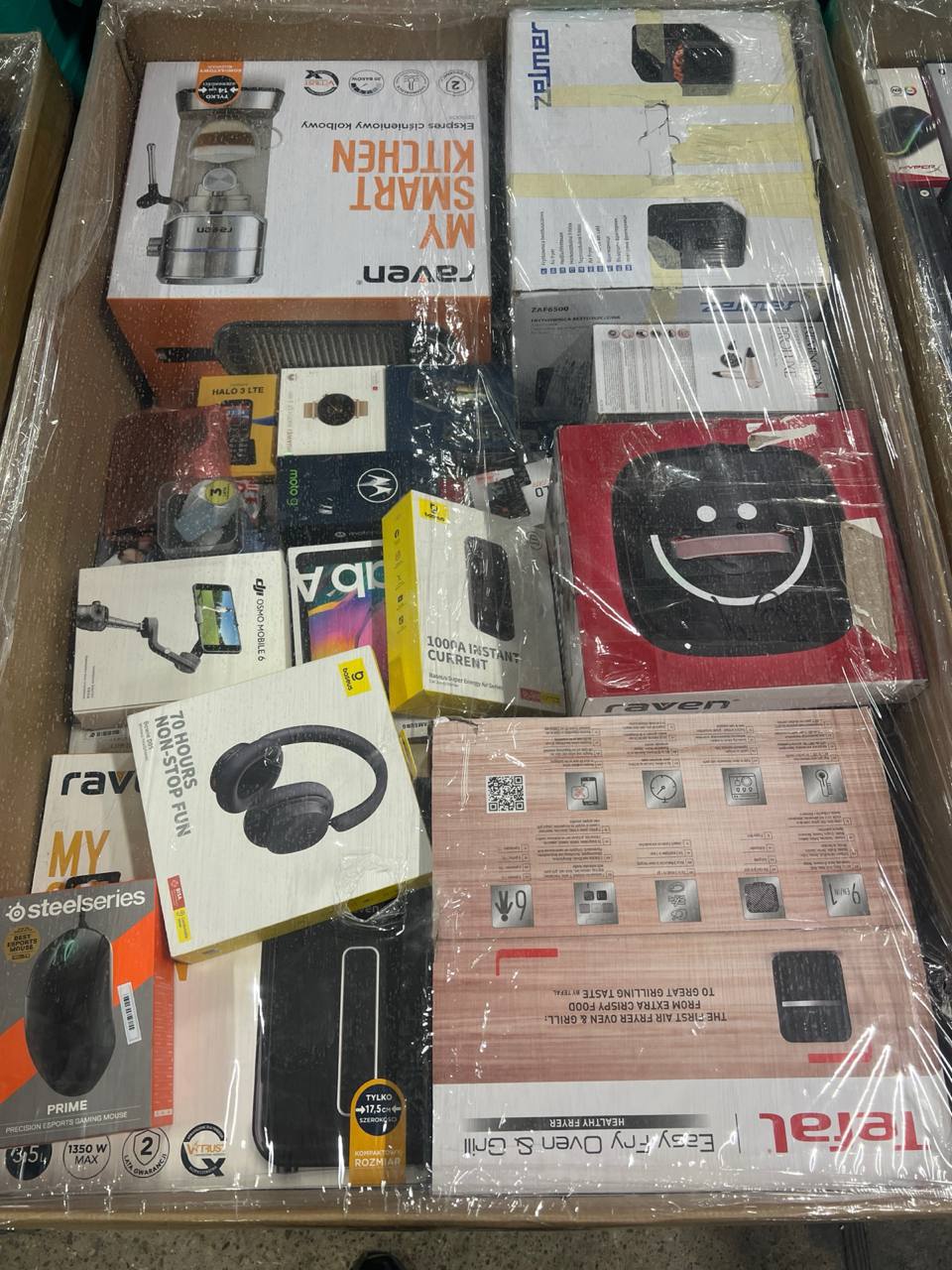 Drobna elektronika z Anglii (UK) – Amazon Returns A–B