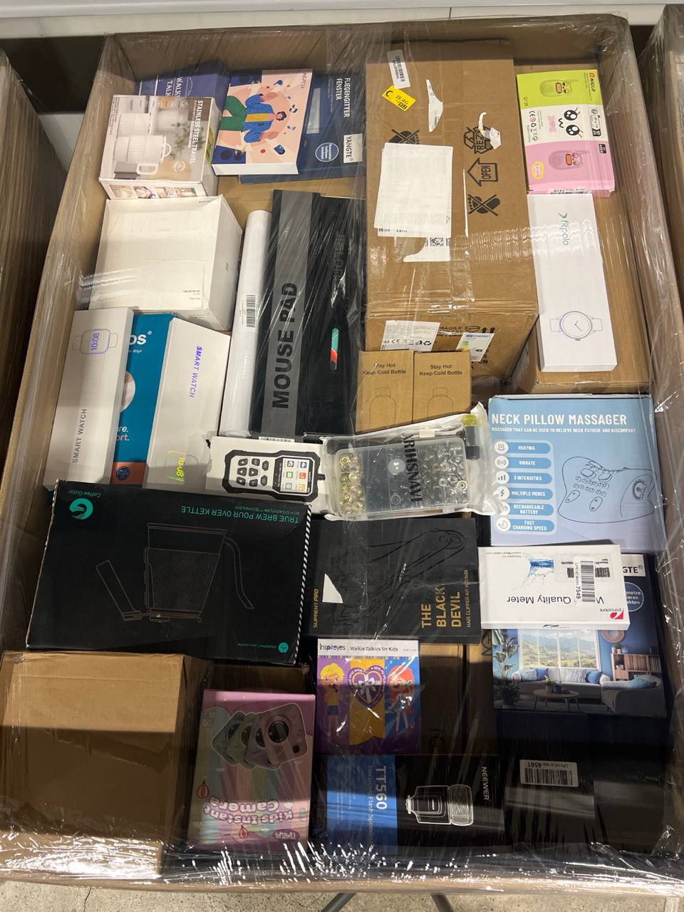 Palety Amazon MIX – elektronika 60% | mix kategorii A–B