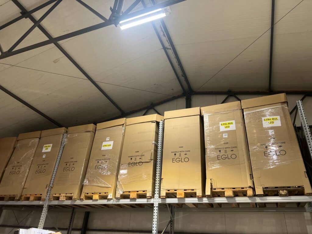 Palety Oświetlenie | Kategoria A | EGLO LED 200 kg