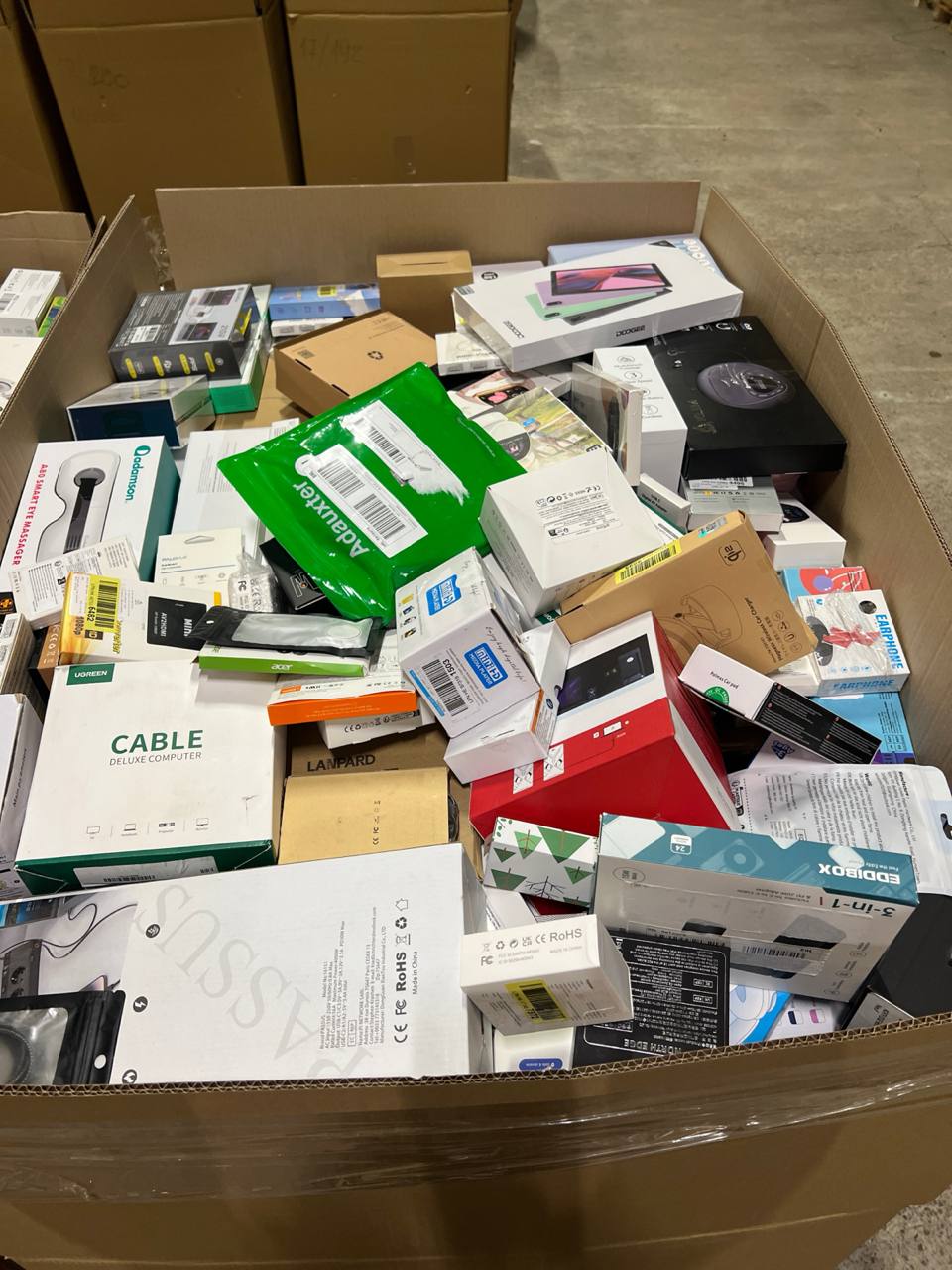 Paleta mix elektroniki z Europy (EU) | A–B | 172 kg