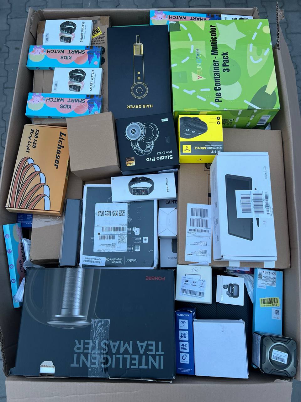 Palety Amazon MIX 162 kg