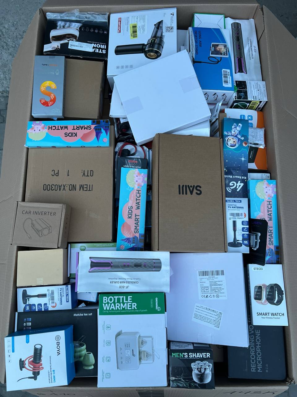 Palety Amazon MIX 143 kg