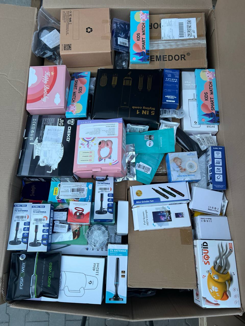 Palety Amazon MIX 149 kg