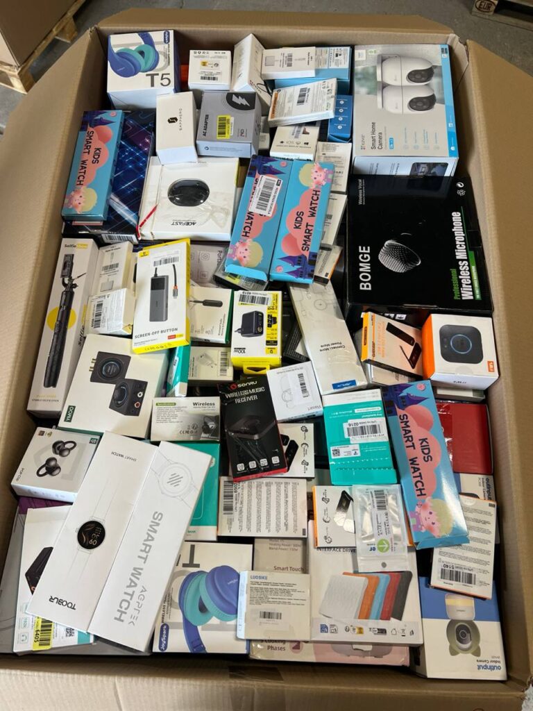 Paleta elektroniki Amazon A–B – 151 kg