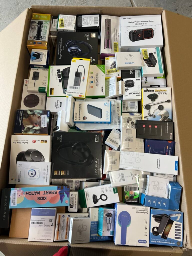 Paleta elektroniki Amazon A–B – 154 kg