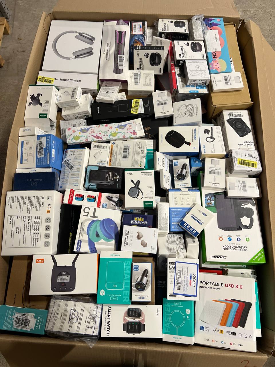 📦 Paleta elektroniki Amazon A–B – 159 kg