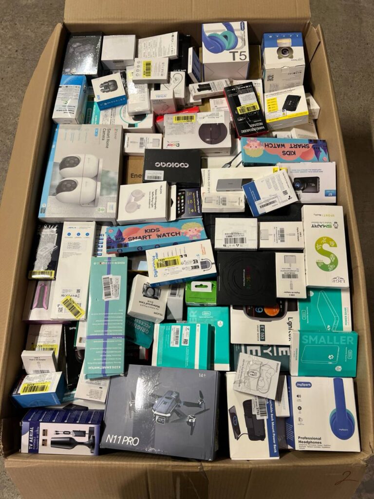 Paleta elektroniki Amazon A–B – 148 kg | Mix elektroniki