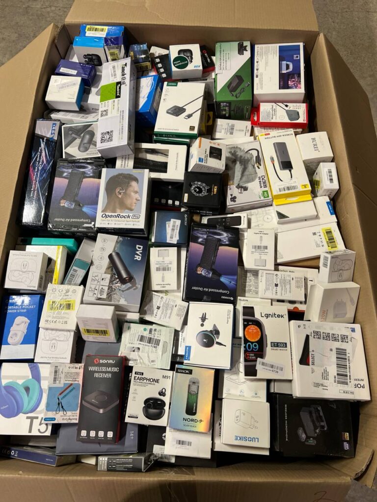 Paleta elektroniki Amazon A–B – 145 kg | Mix elektroniki