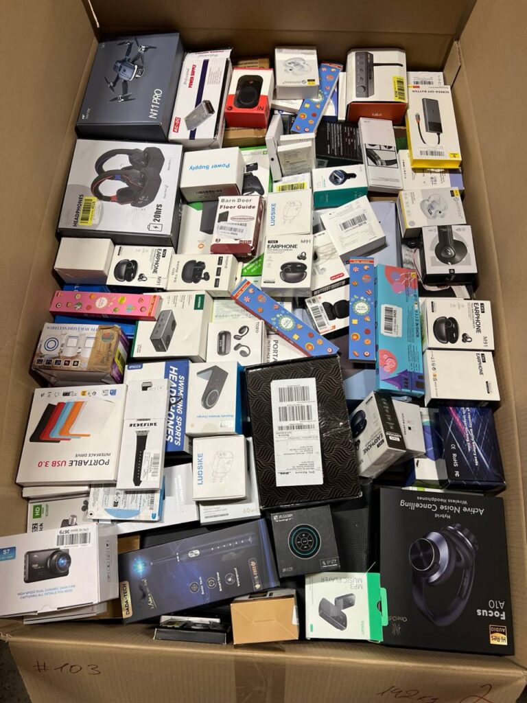 Paleta elektroniki Amazon A–B – 142 kg | Mix produktów