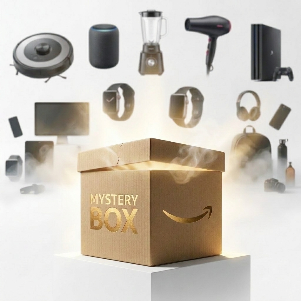 Mystery Box 15 kg – paczka niespodzianka z niedebranych przesyłek i zwrotów Mystery Box – większy box, większa różnorodność produktów